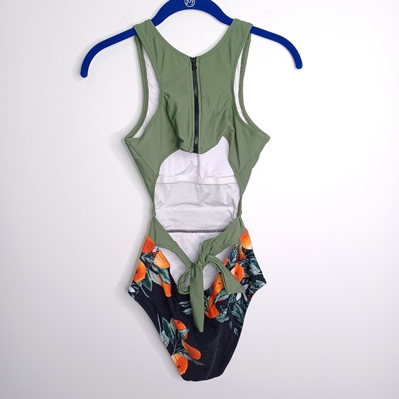 BATHING SUIT- MISS U PRINT ONE-PIECE SWIMSUIT - Picture 5 of 9